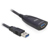 Delock USB 3.0 A M/F adatkábel 5m aktív hosszabbító