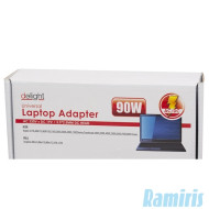 Delight Univerzális laptop/notebook töltő adapter tápkábellel 55365