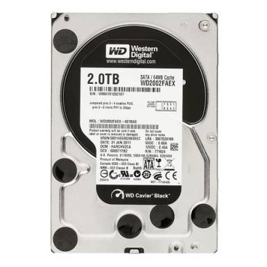WESTERN DIGITAL 2TB 7200rpm SATA-600 64MB Black WD2002FAEX WESTERN DIGITAL 2TB 7200rpm SATA-600 64MB Black WD2002FAEX