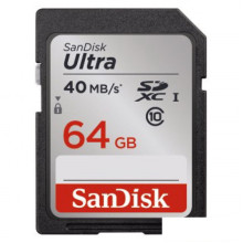 Sandisk 64GB SD ( SDXC Class 10) Ultra UHS-1 memória kártya