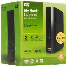 WESTERN DIGITAL 3TB 3.5" My Book Essential Black USB 3.0 WDBACW0030HBK-EESN