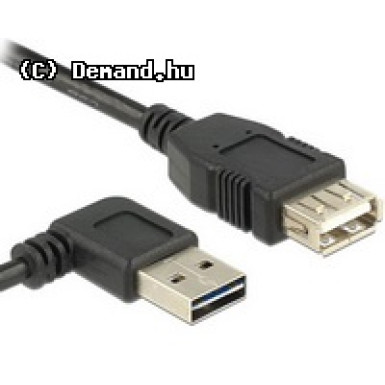 Kab USB2.0-A-A hosszabbitó 1m 90fok Delock 83551