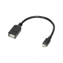 Logilink USB micro USB OTG kábel 20cm