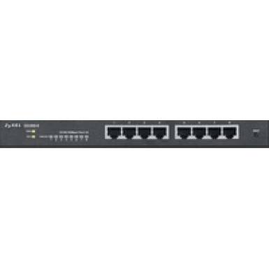 ZyXEL GS1900-8 8port 10/100/1000Mbps LAN, SMART menedzselhető asztali switch
