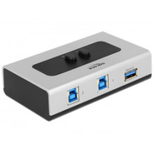 DELOCK USB 3.0 Switch 2 port, manuális, kétirányú