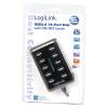LogiLink UA0125 USB 2.0 10 portos hub, ki/be kapcsolóval