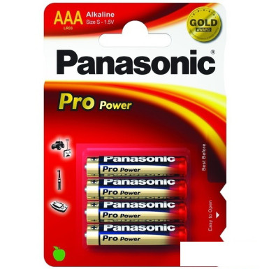 Panasonic LR03 Pro Power 4db/blister AAA mikro ceruza elem