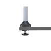 Multibrackets Gaslift asztali rögzítő LCD/PLAZMA/LED dupla karos konzol ezüst színű, Vesa 75x75 100x100
