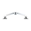 Multibrackets Gaslift asztali rögzítő LCD/PLAZMA/LED dupla karos konzol ezüst színű, Vesa 75x75 100x100