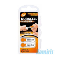 Duracell DA13 6db elem (hallókészülék)