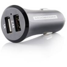 Modecom USB aut&oacute;s t&ouml;ltő 5V 1A &eacute;s 2,4A