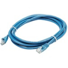 OEM RJ45 CAT6 UTP M/M adatkábel 0.5m LSOH kék