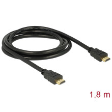 DELOCK kábel HDMI male/male összekötő, 1.8m