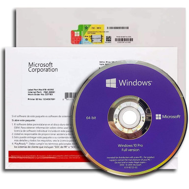Microsoft Windows 10 Pro 64bit HUN magyar OEM DVD  1pack operációs rendszer szoftver FQC-08925