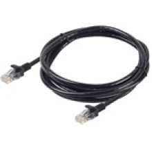 OEM RJ45 CAT6 UTP M/M adatkábel 1m LSOH fekete