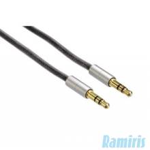 Hama 80869 3,5 mm jack-jack "Aluline" 2 m &ouml;sszek&ouml;tők&aacute;bel