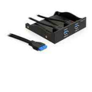 DELOCK USB PANEL USB 3.0 x2 - 3.5-5.25 (61896)