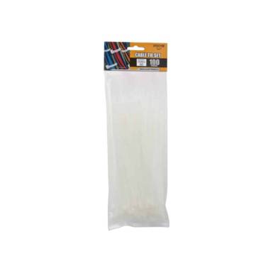 Vezeték kötegelő 200*4,6mm*100db transp Vezeték kötegelő 200*4,6mm*100db transp