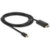 DELOCK kábel mini Displayport 1.1 male to HDMI male 4K, 2m