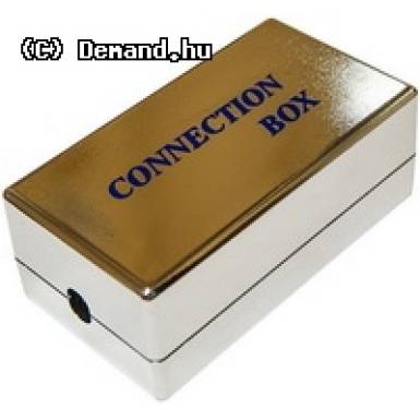 RJ45 Told&oacute; CAT6 FTP K&ouml;t&ouml;ző Doboz fali k&aacute;belhez FTC6000