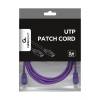 Kab UTP Patch 1m Lila Gembird PP12-1M/V
