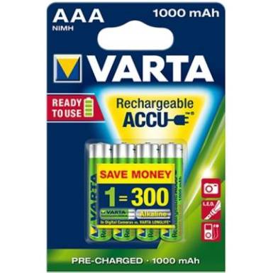 CERUZA AKKU VARTA AAA 4DB 1000mAh PROFESSIONAL