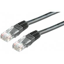 ROLINE UTP CAT5e patch 1m fekete ROLINE UTP CAT5e patch 1m fekete