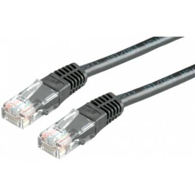 ROLINE UTP CAT5e patch 1m fekete ROLINE UTP CAT5e patch 1m fekete
