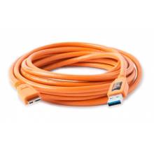 TETHER TOOLS TetherPro USB 3.0 male to Micro-B, 15, Hi-Visibility Orange