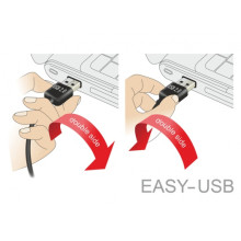 Delock Cable EASY-USB 2.0-A male  USB 2.0 micro-B male 2 m