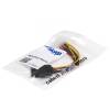 Power cable Molex/2xSATA 15cm AK-CA-16