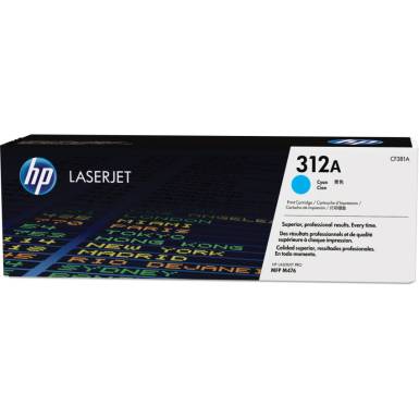 TONER CARTRIDGE 312A CYAN CF381A TONER CARTRIDGE 312A CYAN CF381A
