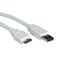 VALUE Kábel USB 3.0 A-MicroB M/M 0.15 m