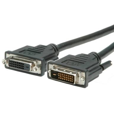 VALUE K&aacute;bel DVI - DVI     M/F, (24+1) dual link 5 m