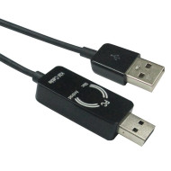 ROLINE Kábel USB 2.0 KM link PC/Android 2.0m