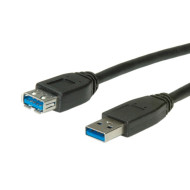 ROLINE Kábel USB 3.0 A-A M/F hossz.0.8m
