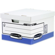 FELLOWES Archiváló konténer, karton, nagy, "BANKERS BOX® SYSTEM by FELLOWES®", kék