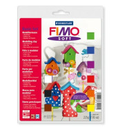 FIMO Gyurma készlet, 9x25 g, égethető, FIMO "Soft Basic", vegyes színek