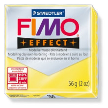 FIMO Gyurma, 56 g, égethető, FIMO "Effect", áttetsző sárga