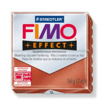 FIMO Gyurma, 56 g, égethető, FIMO "Effect", metál vörösréz