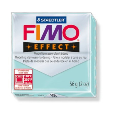 FIMO Gyurma, 56 g, égethető, FIMO "Effect", pasztell menta