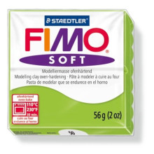 FIMO Gyurma, 56 g, égethető, FIMO "Soft", alma zöld