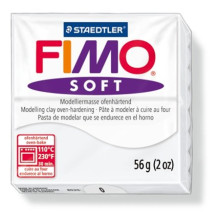 FIMO Gyurma, 56 g, égethető, FIMO "Soft", fehér