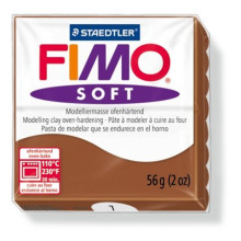 FIMO Gyurma, 56 g, égethető, FIMO "Soft", karamell