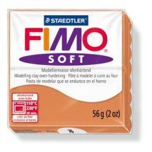 FIMO Gyurma, 56 g, égethető, FIMO "Soft", konyak