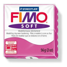 FIMO Gyurma, 56 g, égethető, FIMO "Soft", málna