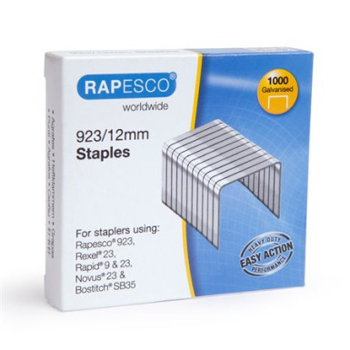 RAPESCO Tűzőkapocs, 923/12, erős, RAPESCO