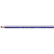 STABILO Színes ceruza, háromszögletű, vastag, STABILO "Trio", kék