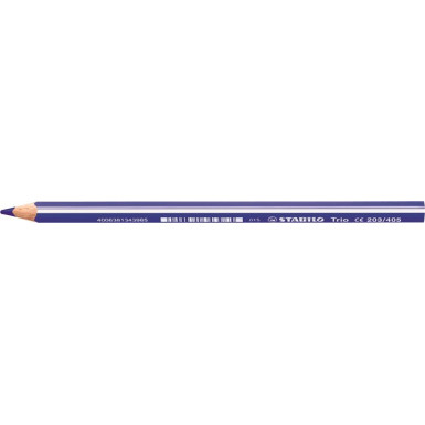 STABILO Színes ceruza, háromszögletű, vastag, STABILO "Trio", kék