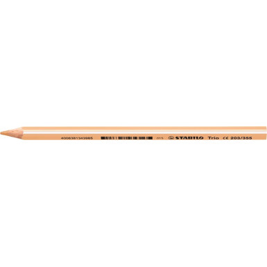 STABILO Színes ceruza, háromszögletű, vastag, STABILO "Trio", világos rózsaszín
